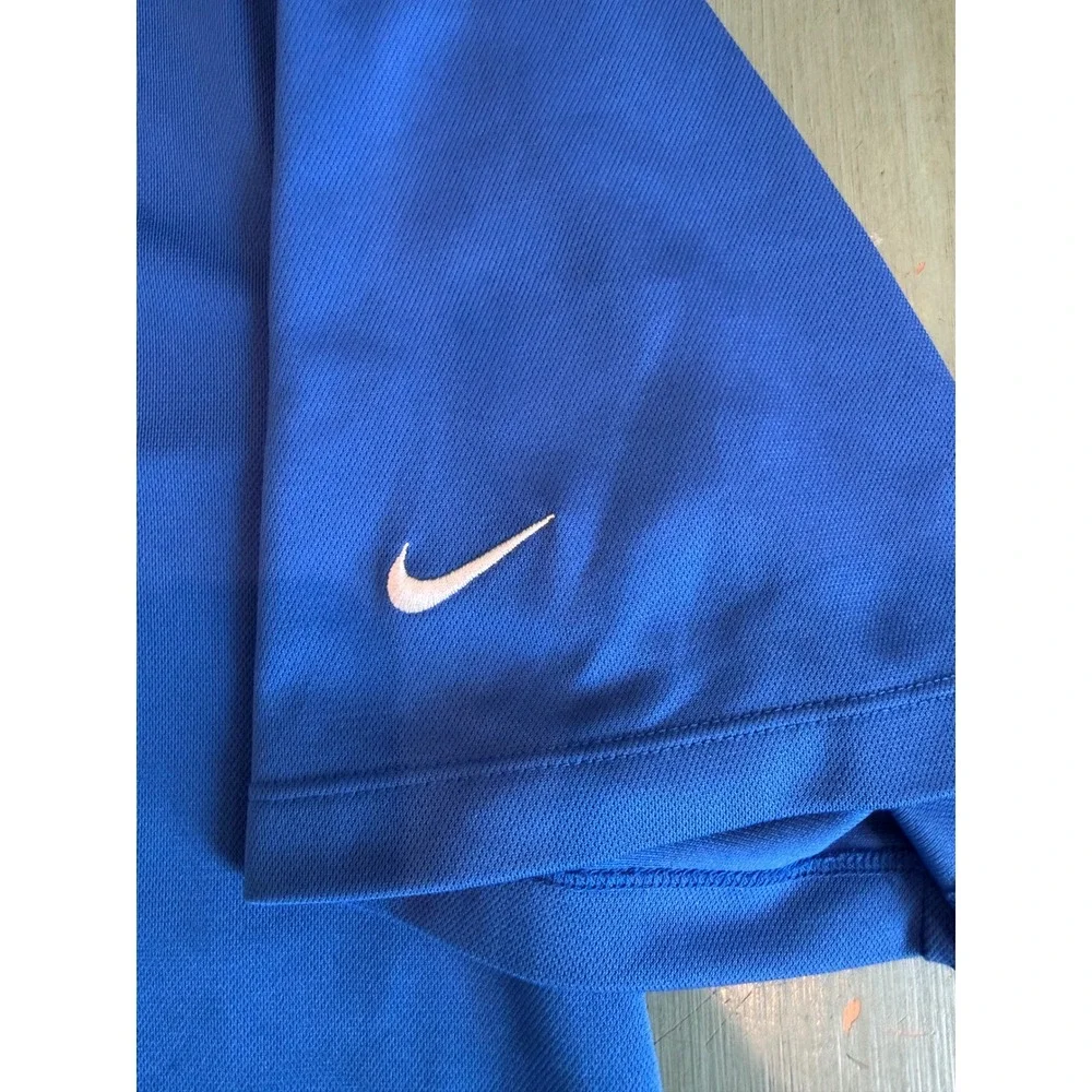 Nike Golf Mens XL Blue Germantown Hoops Dri-FIT Polo Shirt 203690-493